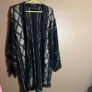 90’s shrug open cardigan long xl